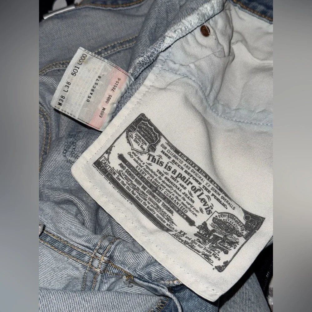 Vintage Levi's 501 XX Blue Jean Pant Men’s Size 36 Waist Made In 2005 Button Fly